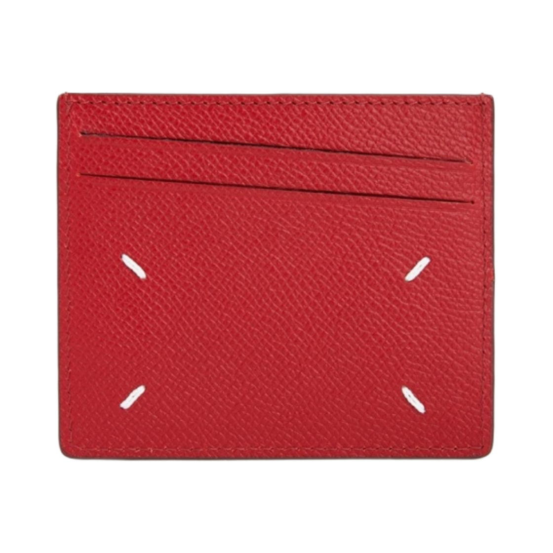 메종 마르지엘라 그레이니 레더 카드 홀더 레드(Maison Margiela Grainy Leather Card Holder Red) - 2