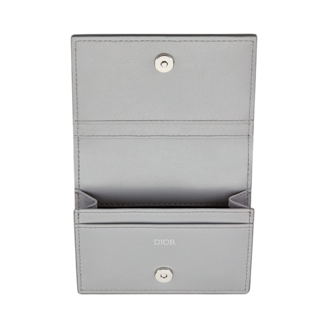 디올 비즈니스 카드 홀더 그레이 디올 오블리크 갤럭시 레더(Dior Business Card Holder Grey Dior Oblique Galaxy Leather) - 2
