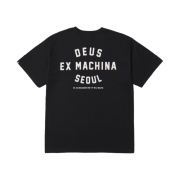 (Kids) Deus Ex Machina College Seoul T-Shirt Black