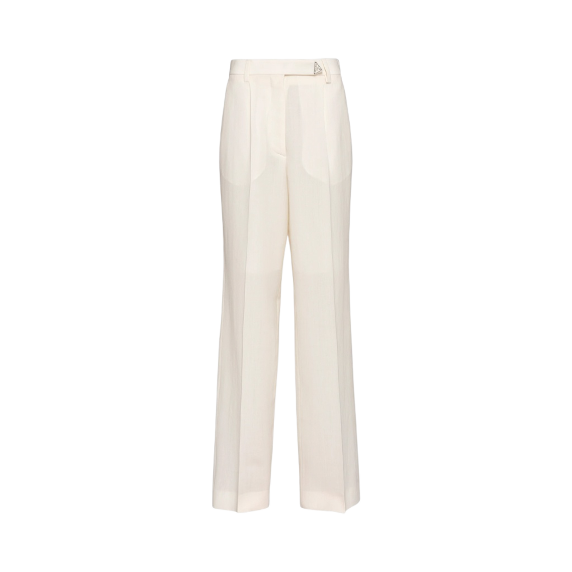 (W) 프라다 키드 모헤어 팬츠 아이보리((W) Prada Kid Mohair Pants Ivory) - 1