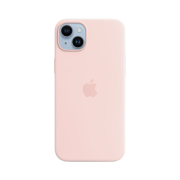Apple iPhone 14 Silicone Case with MagSafe Chalk Pink