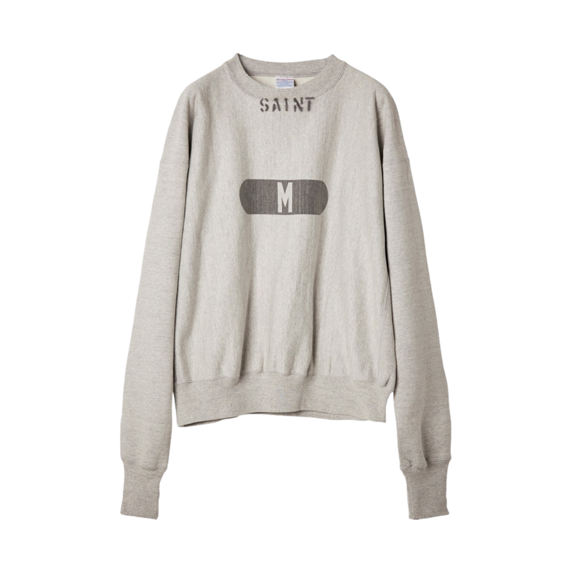 세인트 마이클 M 크루넥 스웨트셔츠 그레이 - 23SS(Saint Mxxxxxx M Crew Neck Sweatshirt Gray - 23SS) - 1