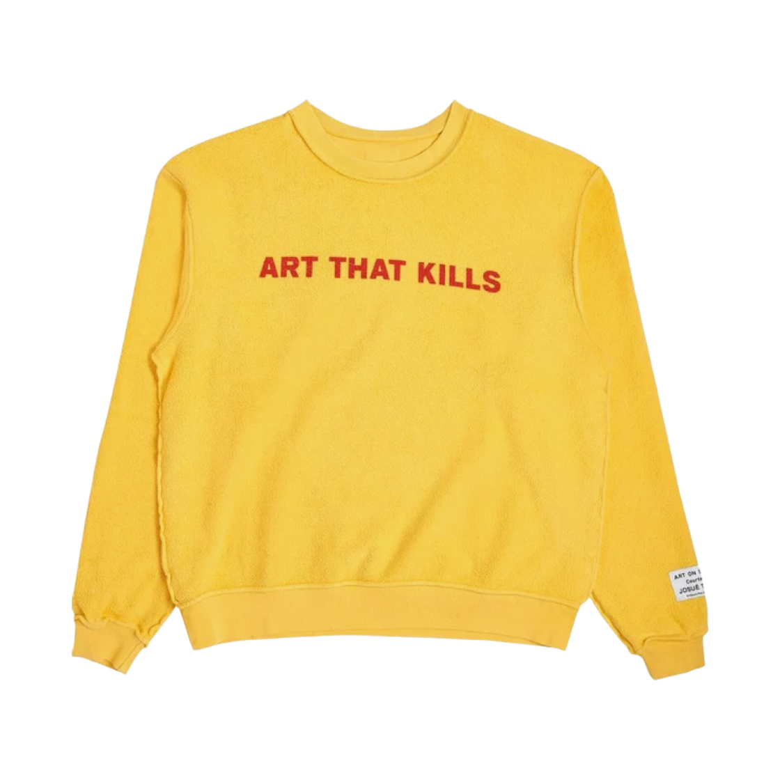 갤러리 디파트먼트 아트 댓 킬 리버시블 크루넥 옐로우(Gallery Dept. Art that Kills Reversible Crewneck Yellow) - 3