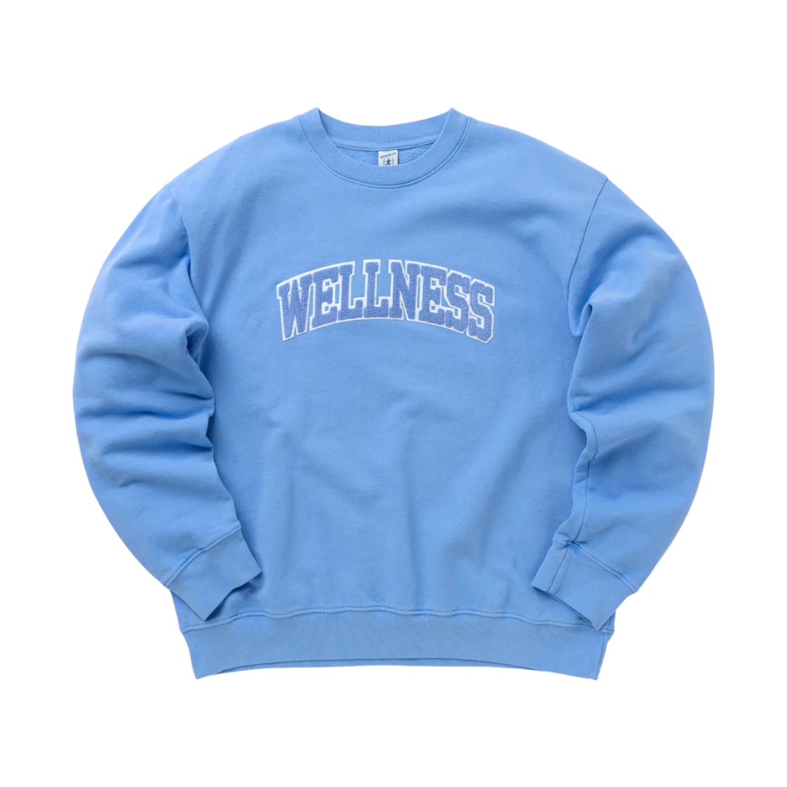 CR673HY Sporty & Rich Wellness Boucle Crewneck Hydrangea