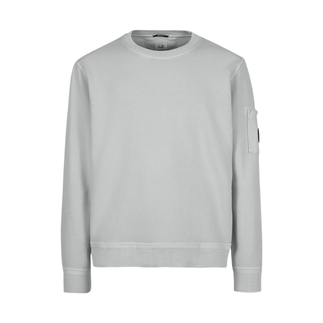 C.P. 컴퍼니 코튼 플리스 리지스트 다이드 스웨트셔츠 플린트 그레이 - 23SS