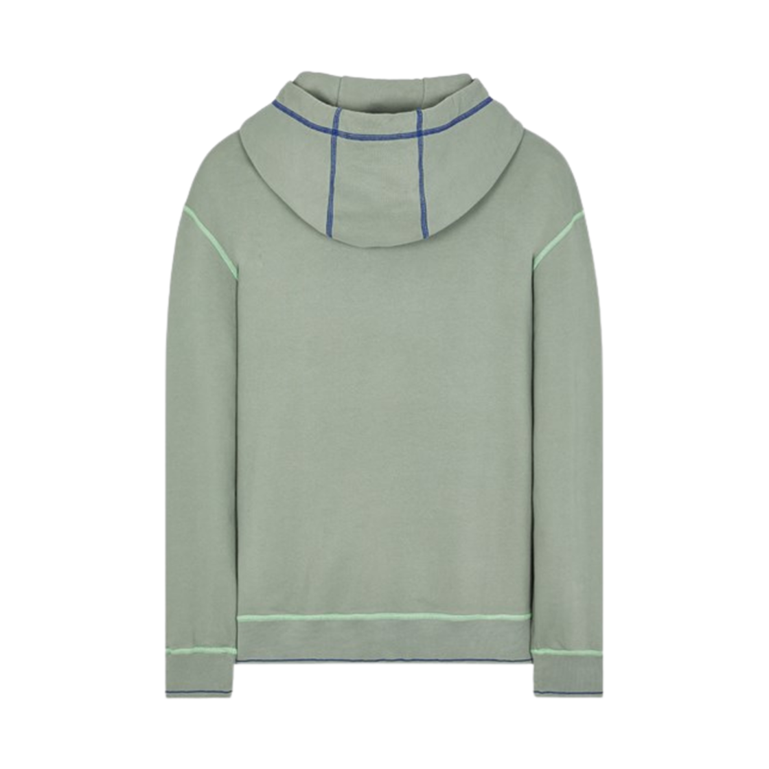 스톤 아일랜드 60678 브러쉬드 코튼 플리스 후드 스웨트셔츠 세이지 그린 - 23FW(Stone Island 60678 Brushed Cotton Fleece Hooded Sweatshirt Sage Green - 23FW) - 2