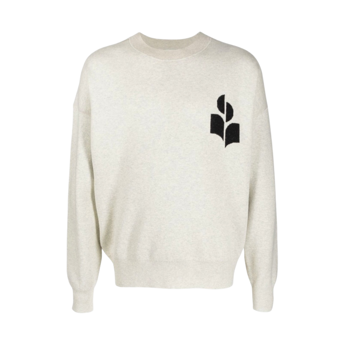 이자벨 마랑 아뜰리 코튼 로고 스웨터 라이트 그레이 - 23SS(Isabel Marant Ateley Cotton Logo Sweater Light Grey - 23SS) - 1