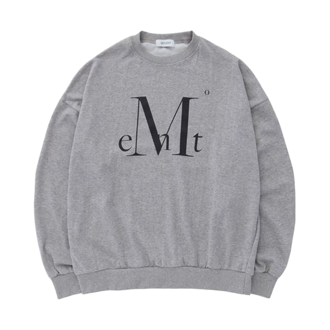 P00000JC_01 MUCENT Big Logo Loose Fit Mtm Gray