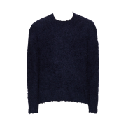 Wooyoungmi Hairy Sweater Navy - 23FW