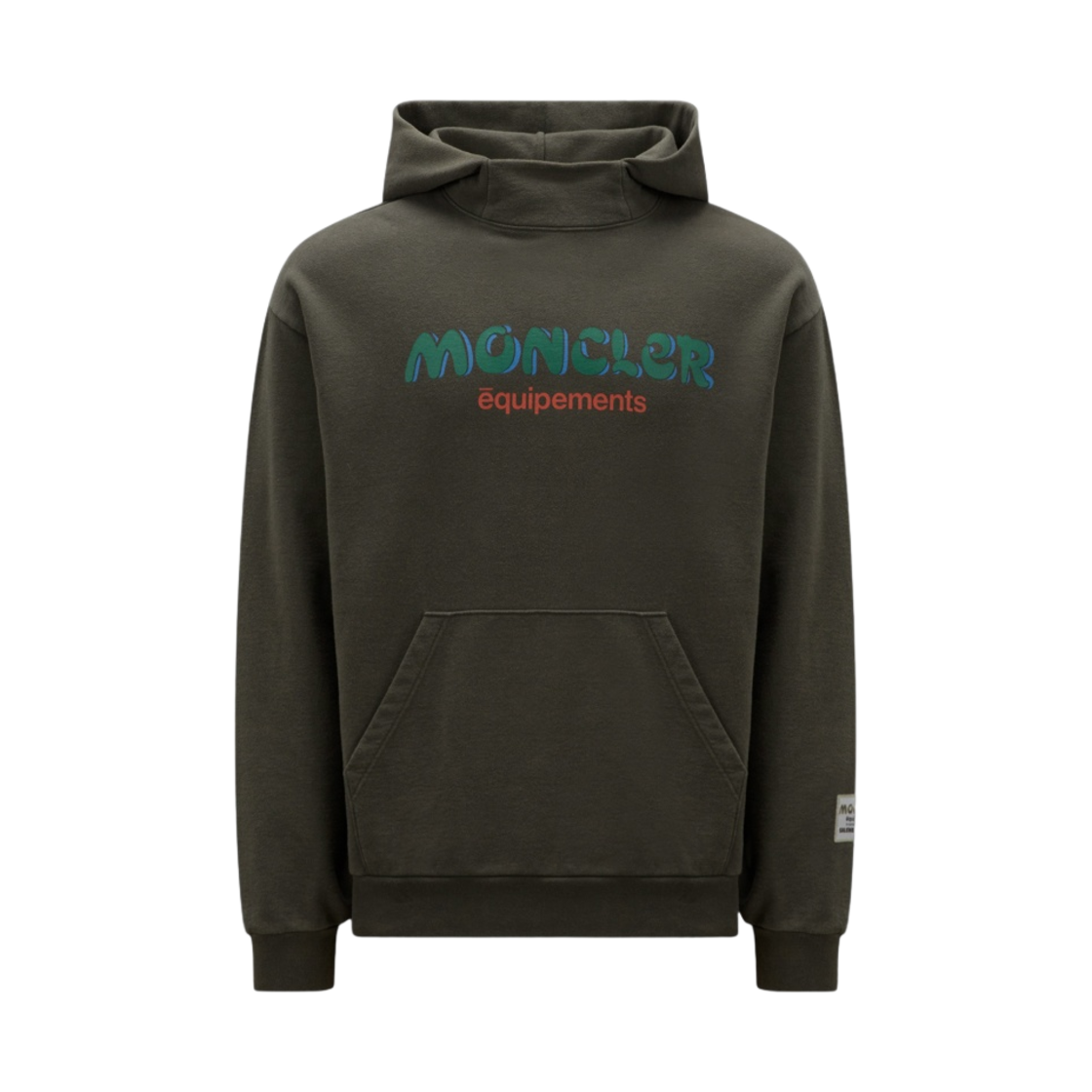 몽클레르 x 살레헤 벰버리 로고 후드 다크 그린(Moncler x Salehe Bembury Logo Hoodie Dark Green) - 1