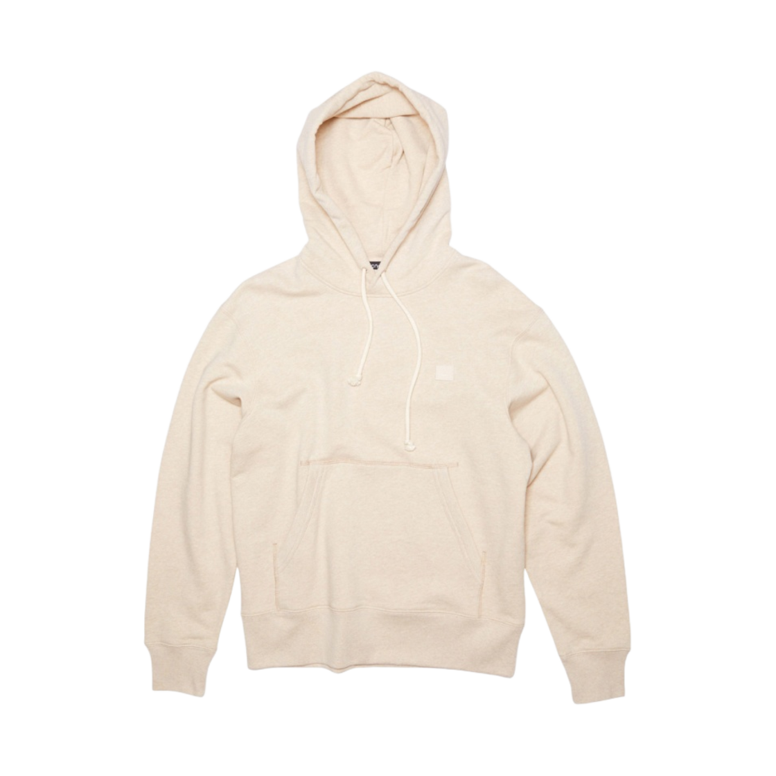 아크네 스튜디오 페린 페이스 오버사이즈 후드 스웨트셔츠 오트밀 멜란지(Acne Studios Farrin Face Oversized Hooded Sweatshirt Oatmeal Melange) - 1