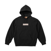 Supreme x Burberry Box Logo Hooded Sweatshirt Black - 22SS
