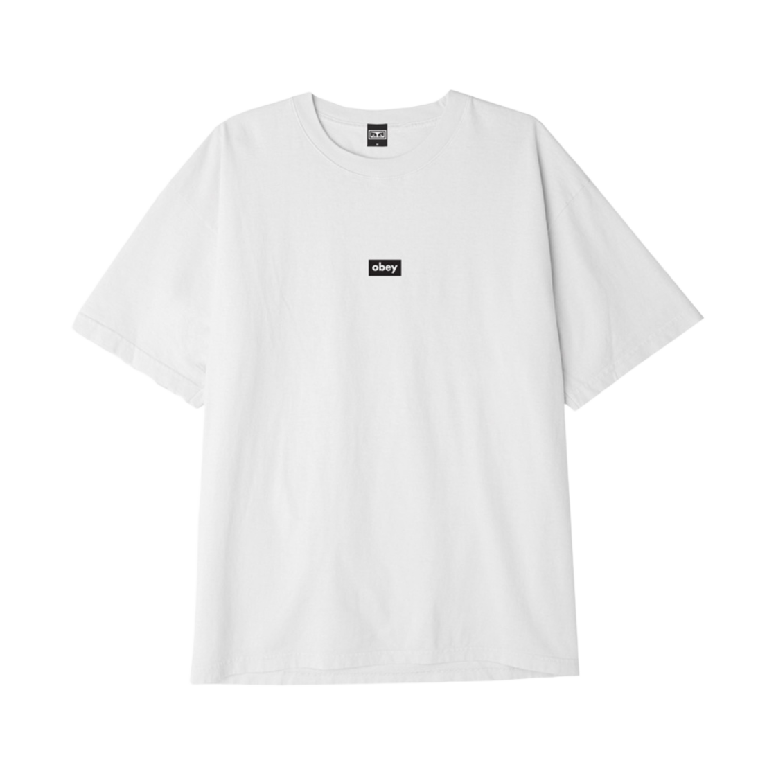 오베이 블랙 바 헤비웨이트 클래식 박스 티셔츠 화이트(Obey Black Bar Heavyweight Classic Box T-Shirt White) - 1