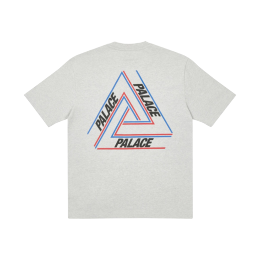 Palace Basically A Tri-Ferg T-Shirt Grey Marl - 21SS