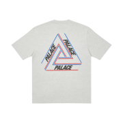 Palace Basically A Tri-Ferg T-Shirt Grey Marl - 21SS
