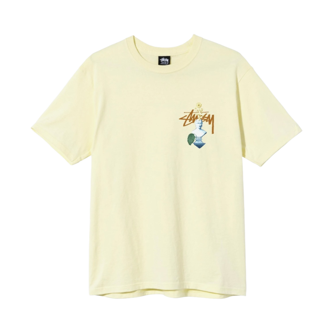 스투시 싸이키델릭 티셔츠 페일 옐로우(Stussy Psychedelic T-Shirt Pale Yellow) - 2