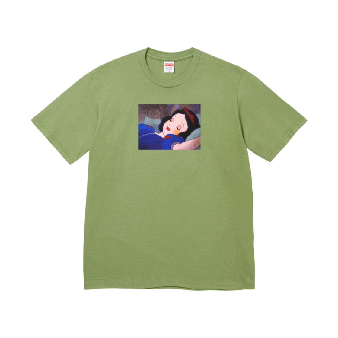 슈프림 스노우 화이트 티셔츠 모스 - 24FW(Supreme Snow White T-Shirt Moss - 24FW) - 1