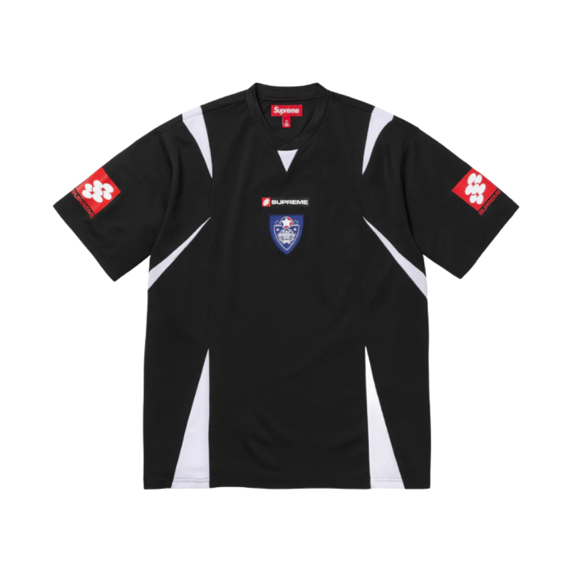 슈프림 크레스트 사커 저지 블랙 - 24FW | Supreme | KREAM