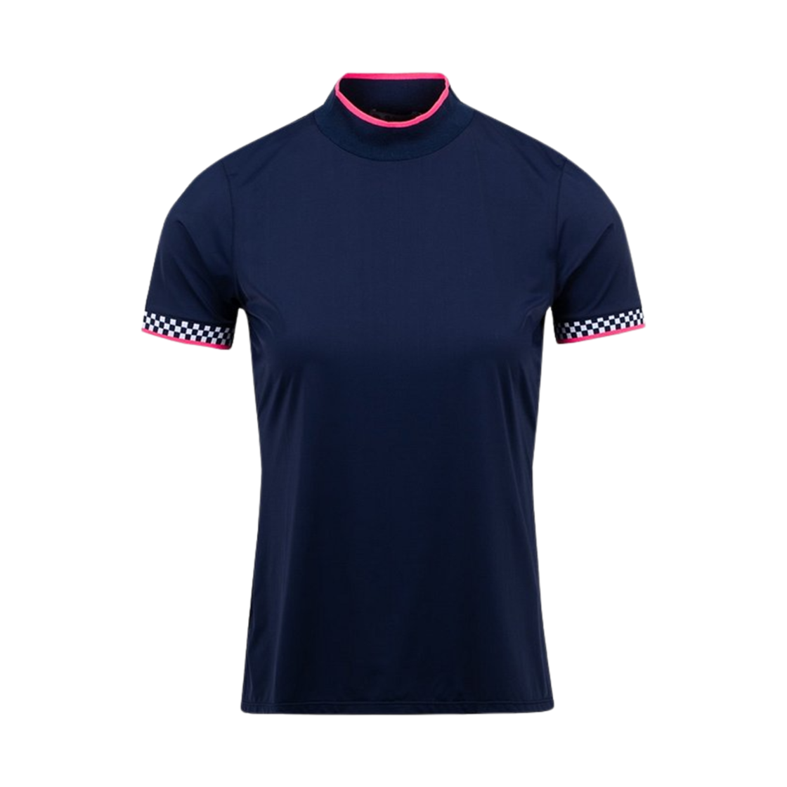 (W) 지포어 페더웨이트 모크넥 티셔츠 트와일라잇((W) G/Fore Featherweight Mock Neck T-Shirt Twilight)