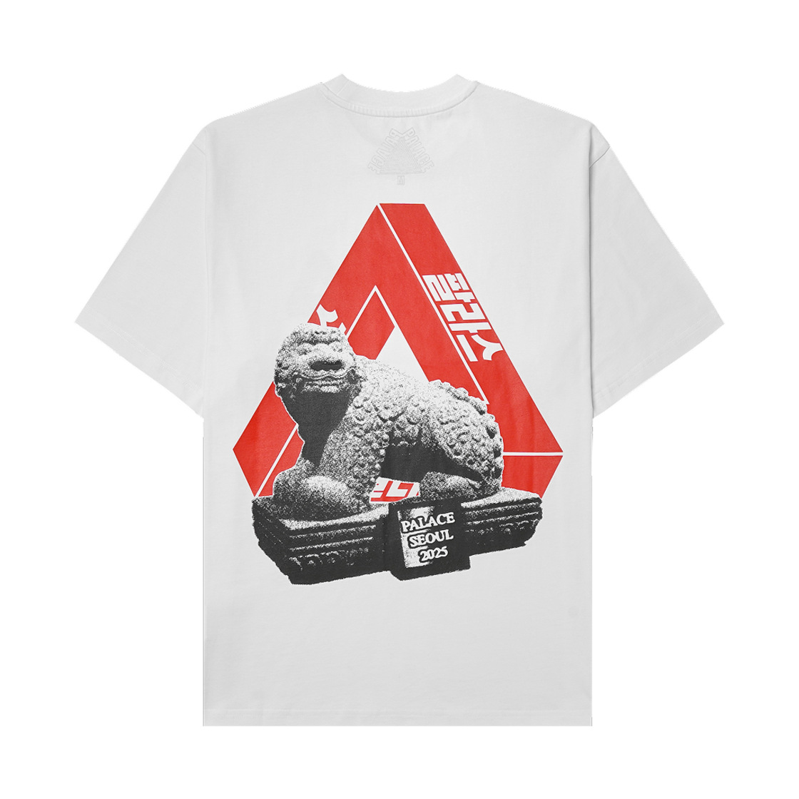 팔라스 서울 2 서울 트라이퍼그 티셔츠 화이트 - 25SS(Palace Seoul 2 Seoul Tri-Ferg T-Shirt White - 25SS)