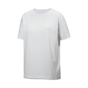 (W) Arc'teryx Kragg Cotton Little Bird Crew SS T-Shirt White Light