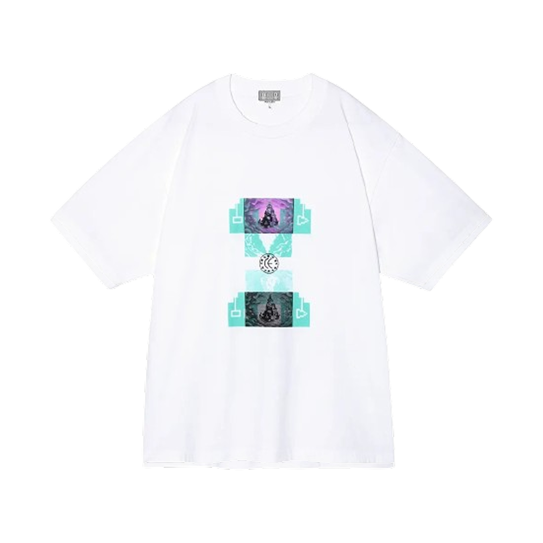 카브엠트 TH 아워 캐슬 / As D_인터그레이션 티셔츠 화이트 - 25SS(Cav Empt TH Our Castle / As D_Intergration T-Shirt White - 25SS)