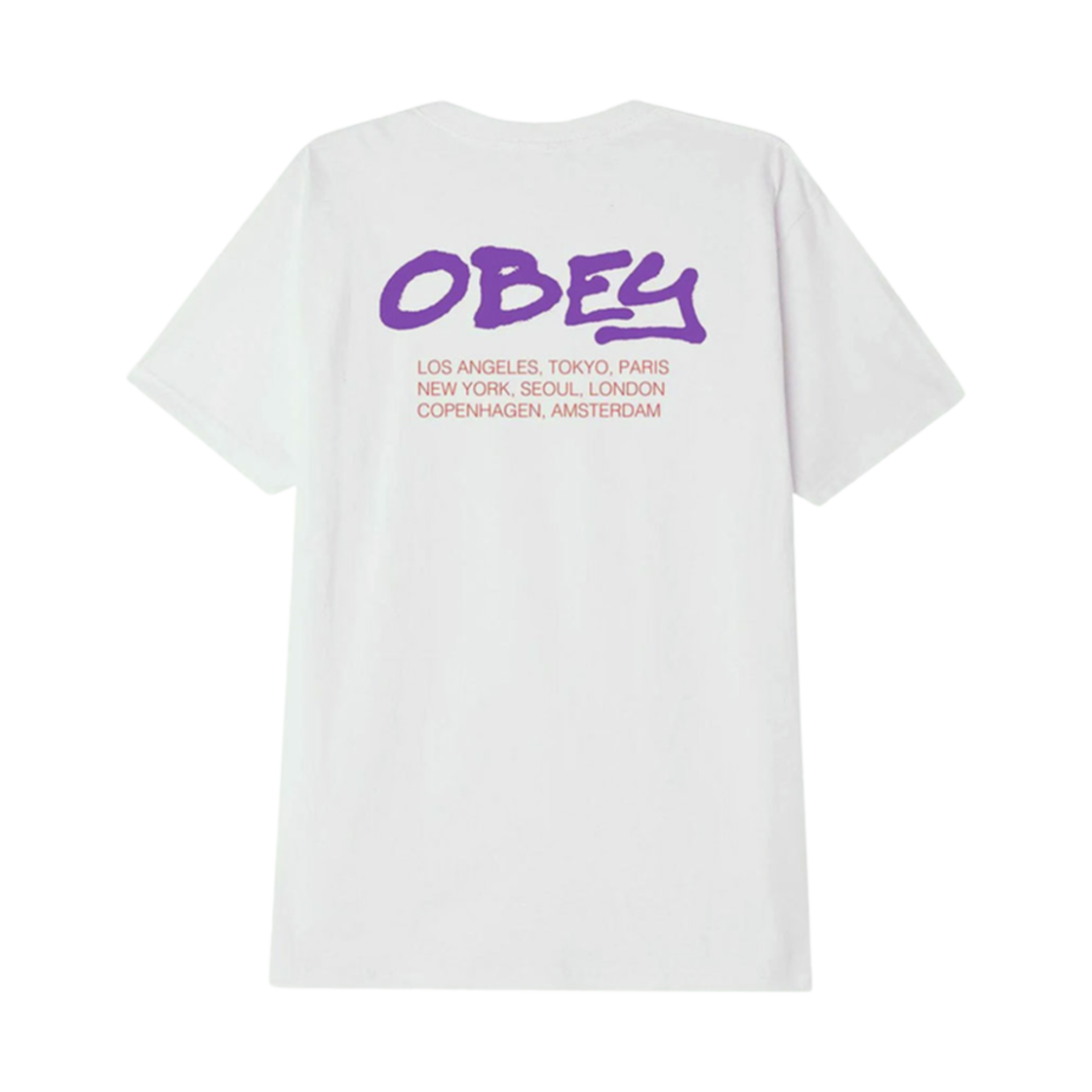 165263018 Obey Spray T-Shirt White