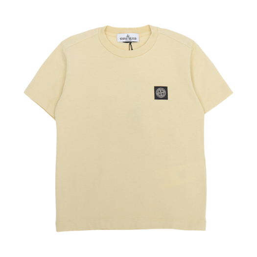 (Kids) Stone Island Short Sleeve T-Shirt Beige - 25SS