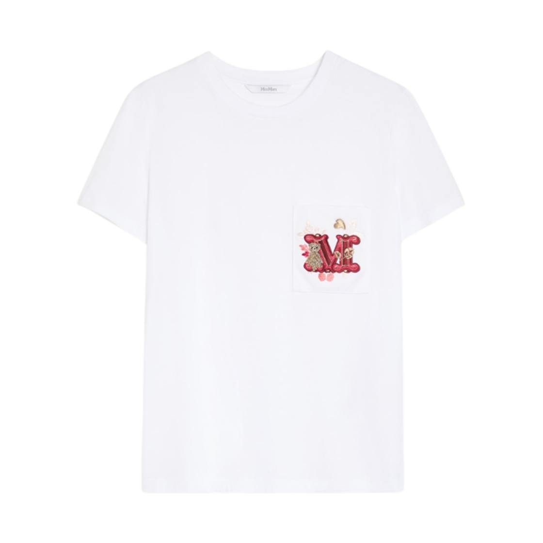 NUNZIO-004 (W) Max Mara Nunzio Cotton T-Shirt White