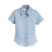(W) Levi's x Erl Fitted Denim Shirt Indigo