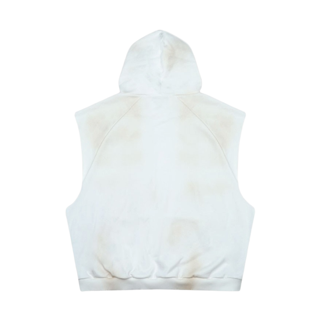 프로젝트 G/R 아트워크 라벨 슬리브리스 후드 더티 화이트(Project G/R Artwork Label Sleeveless Hoodie Dirty White) - 2