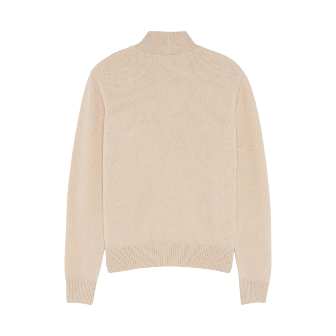 메종 키츠네 베이비 폭스 패치 박시 터틀넥 니트 베이지(Maison Kitsune Baby Fox Patch Boxy Turtleneck Knit Beige) - 2