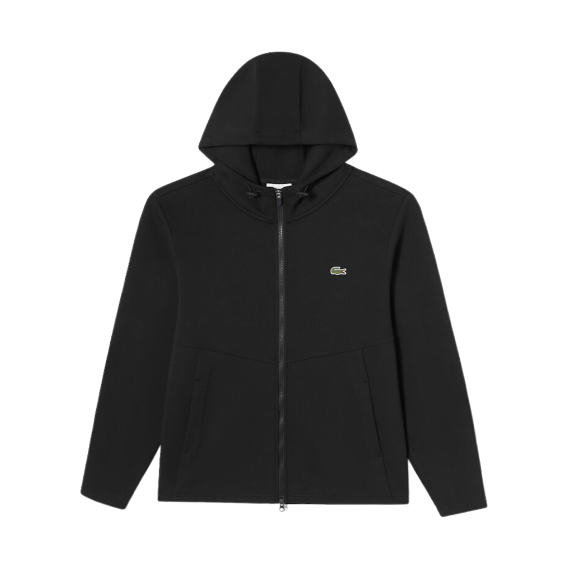 라코스테 테크니컬 집업 후드 점퍼 블랙(Lacoste Technical Zip-Up Hoodie Jumper Black) - 1