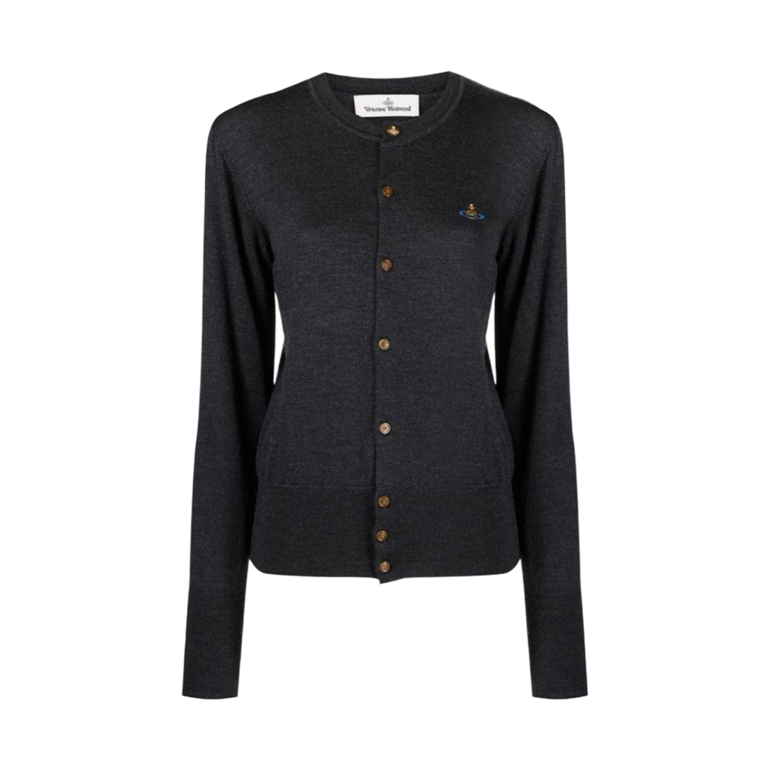 18030018-Y0006-P411 (W) Vivienne Westwood Bea Cardigan Vintage Black