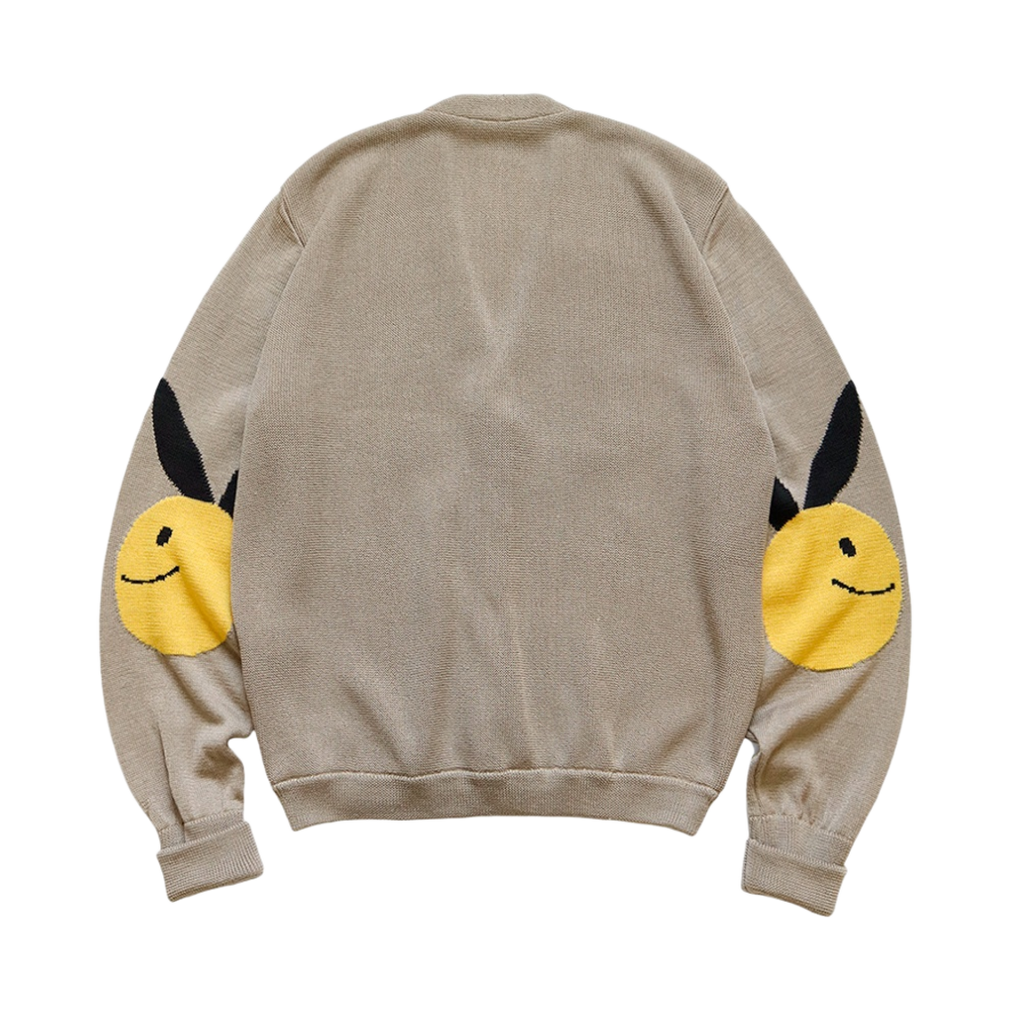 캐피탈 10G 에코 니트 엘보우 코니보위 쇼츠 가디건 베이지(Kapital 10G Eco Knit Elbow Coneybowy Short Cardigan Beige) - 2