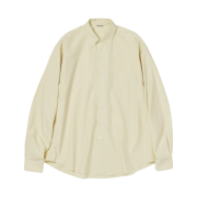 Auralee Washed Finx Twill Big Shirt Light Beige