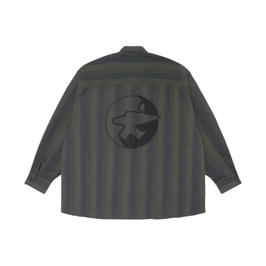 스투시 x 아워레가시 워크샵 보로우드 셔츠 오버다이드 멀티 스트라이프(Stussy x Our Legacy Work Shop Borrowed Shirt Overdyed Multi Stripe) - 2