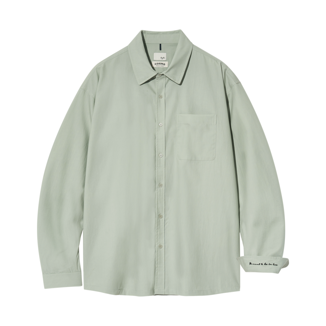 [KREAM 단독] 다이아몬드 레이라 엘엘이 코스모 워셔블 오가닉 코튼 셔츠 S140 민트그레이([KREAM 단독] Diamond Layla LLE Cosmo Washable organic cotton Shirts S140 Mint gray)