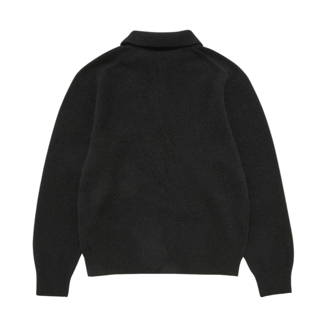던스트 칼라드 베이비 알파카 스웨터 블랙(Dunst Collared Baby Alpaca Sweater Black) - 2