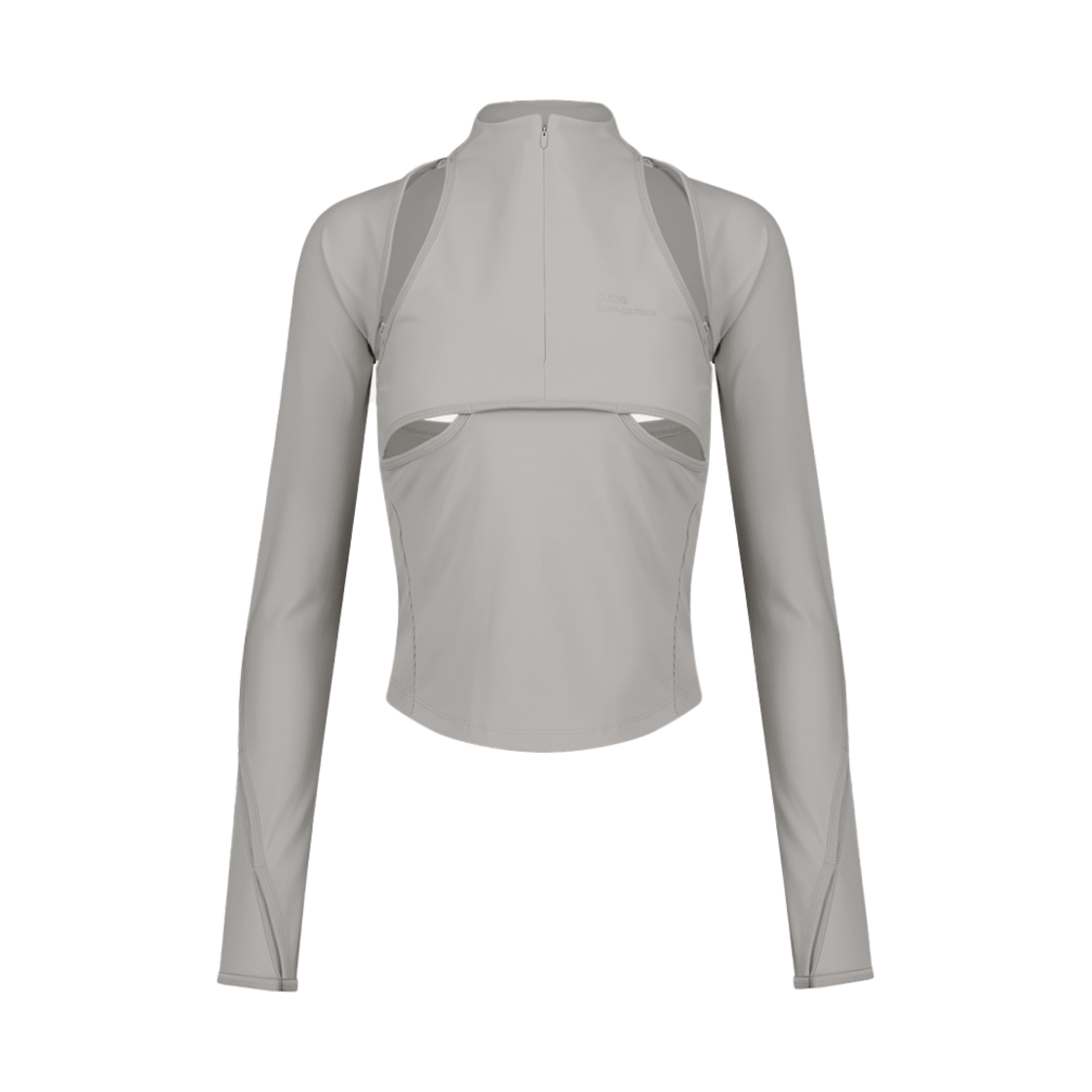 25SS-TS02-WGR OJOS Detachable Bolero Halter T Warm Grey