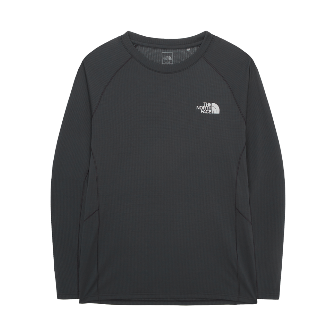 NT7TR02B The North Face Bisti L/S Round T-Shirt Charcoal - 25SS