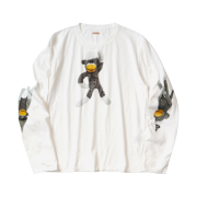 Kapital 20 Crewlon LS T-Shirt White