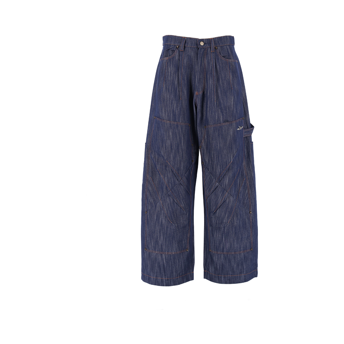 에르 바이 에러리스트 클로 더블니 데님 팬츠 인디고(ERR BY ERRORIST Claw Double Knee Denim Pants Indigo)