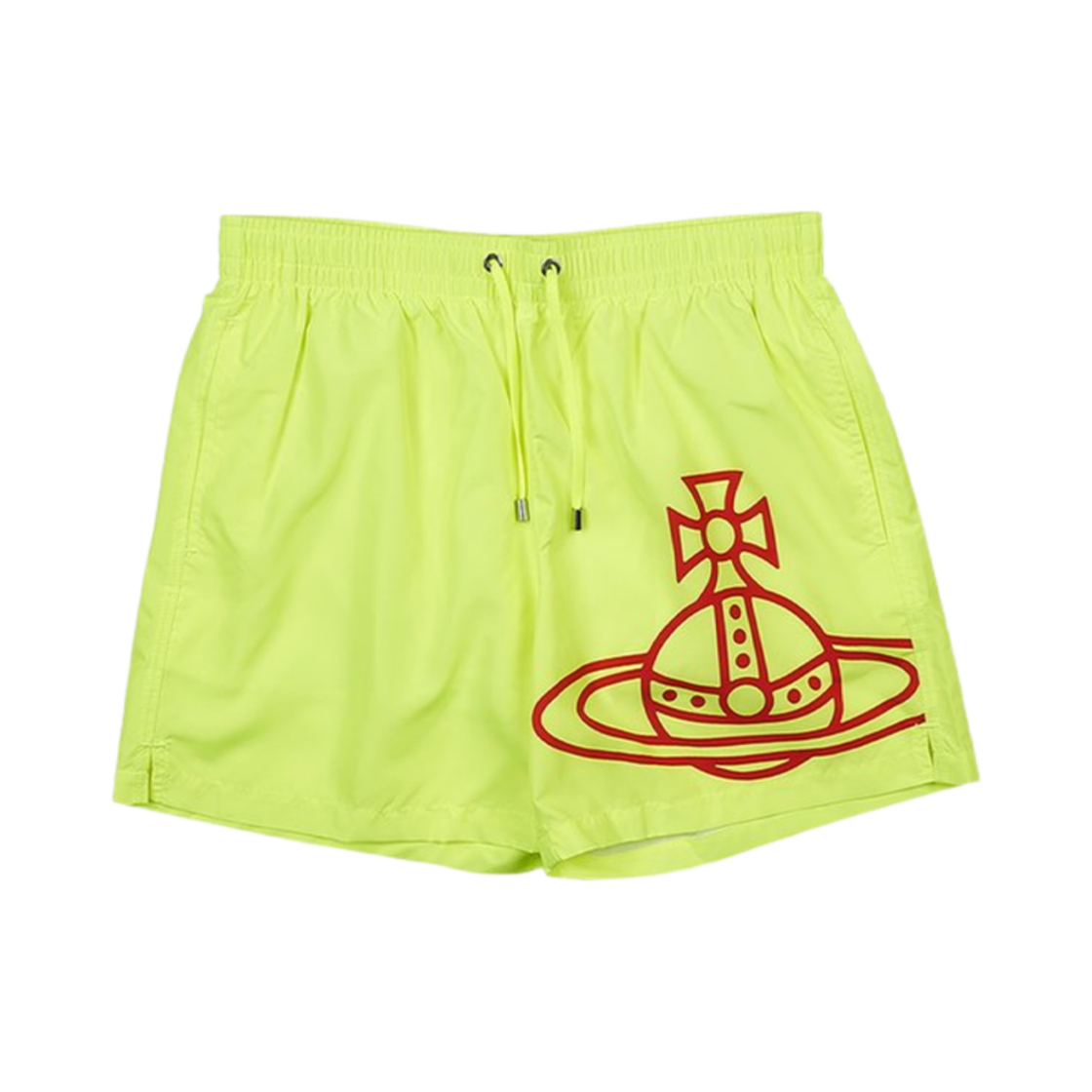 81010003-W00KD-E401 Vivienne Westwood Orb Print Swim Shorts Yellow