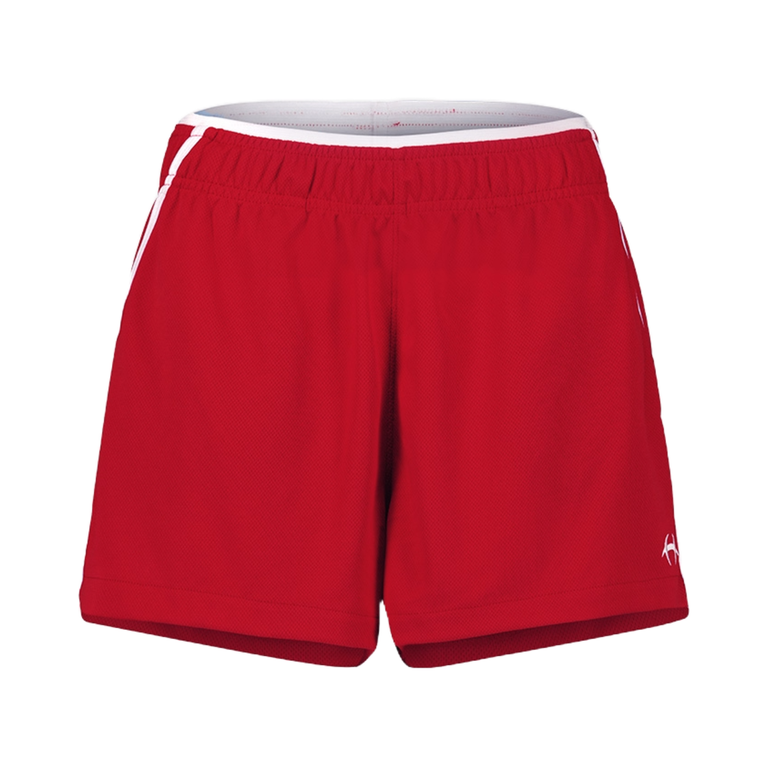 에이치덱스 우먼스 컨트라스트 매쉬 트랙 쇼츠 레드