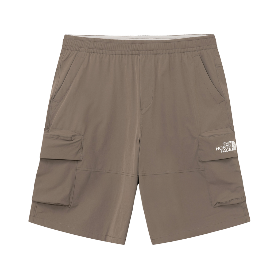 NS6NR05L The North Face White Label Ice Run Cargo Shorts Beige Brown