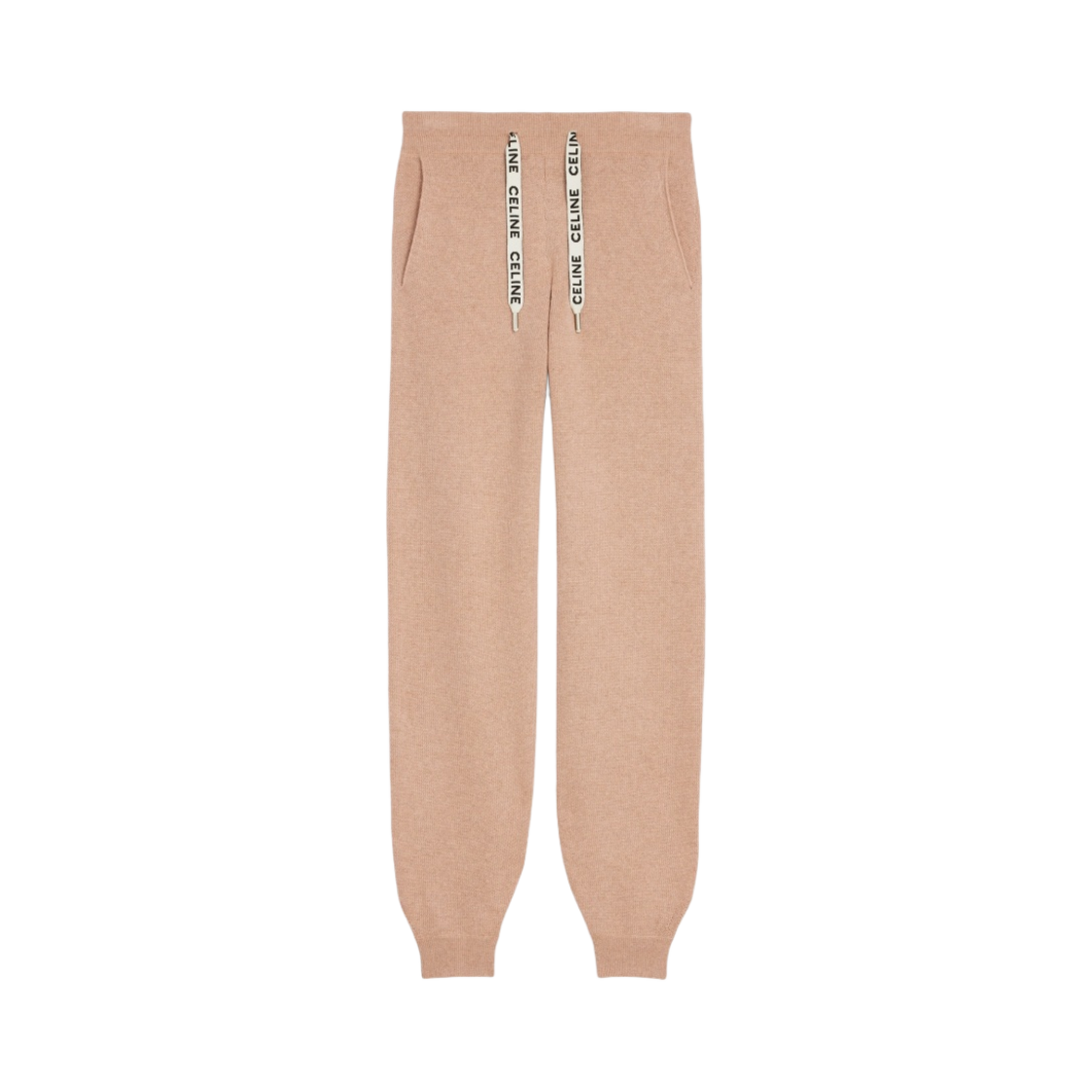 (W) 셀린느 캐시미어 트랙 팬츠 카멜((W) Celine Cashmere Track Pants Camel) - 1