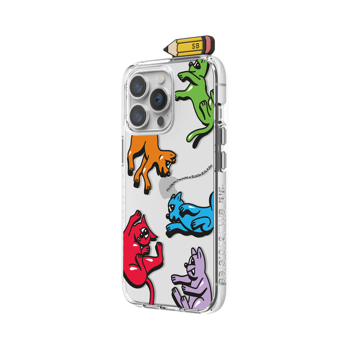 ๋ฌถ์ 8809790092255 SLBS iPhone A1 Husk Meet Naven Cats in Colours Pencil Tag