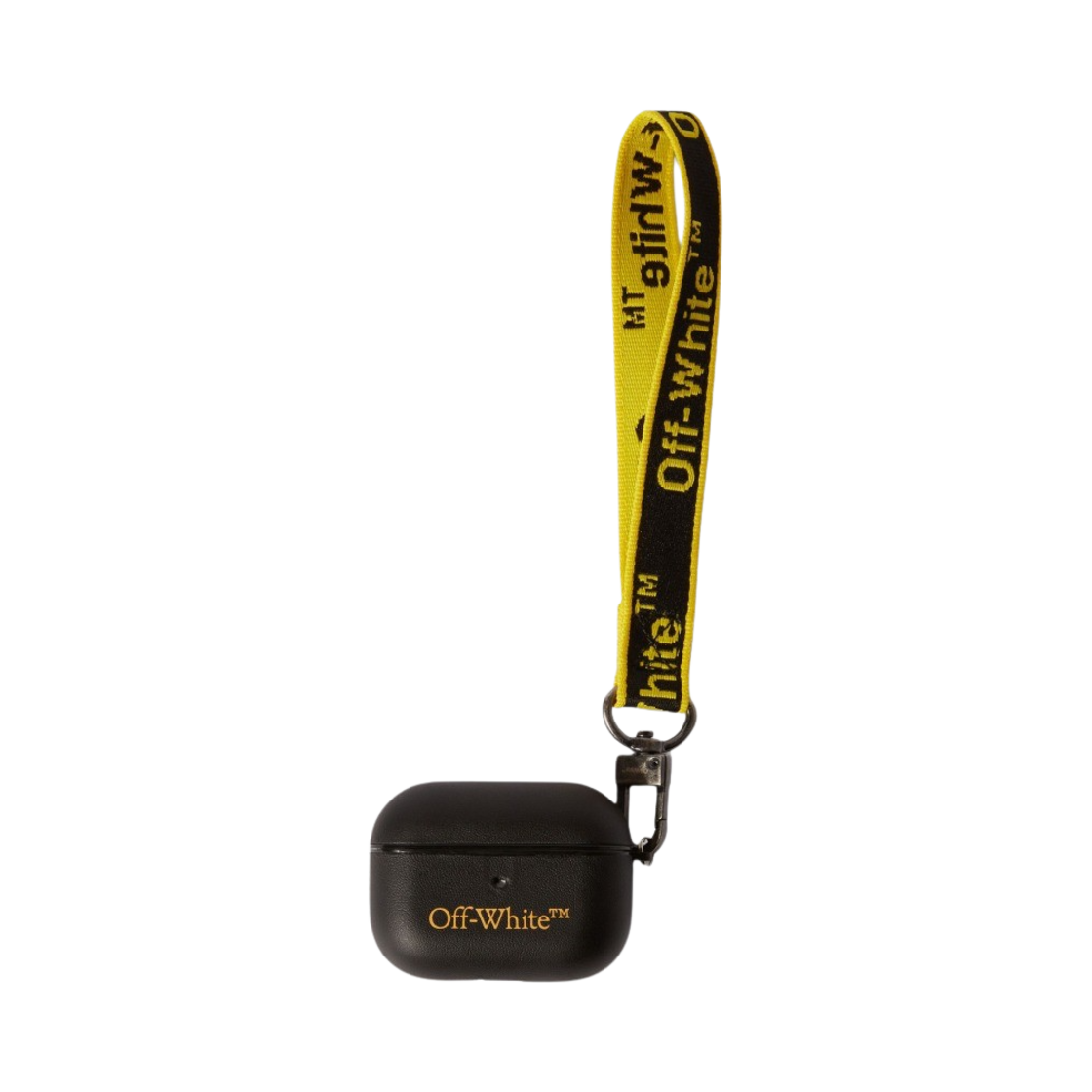 오프화이트 그래픽 벨트 에어팟 프로 커버 블랙(Off-White Graphic Belt AirPods Pro Cover Black)