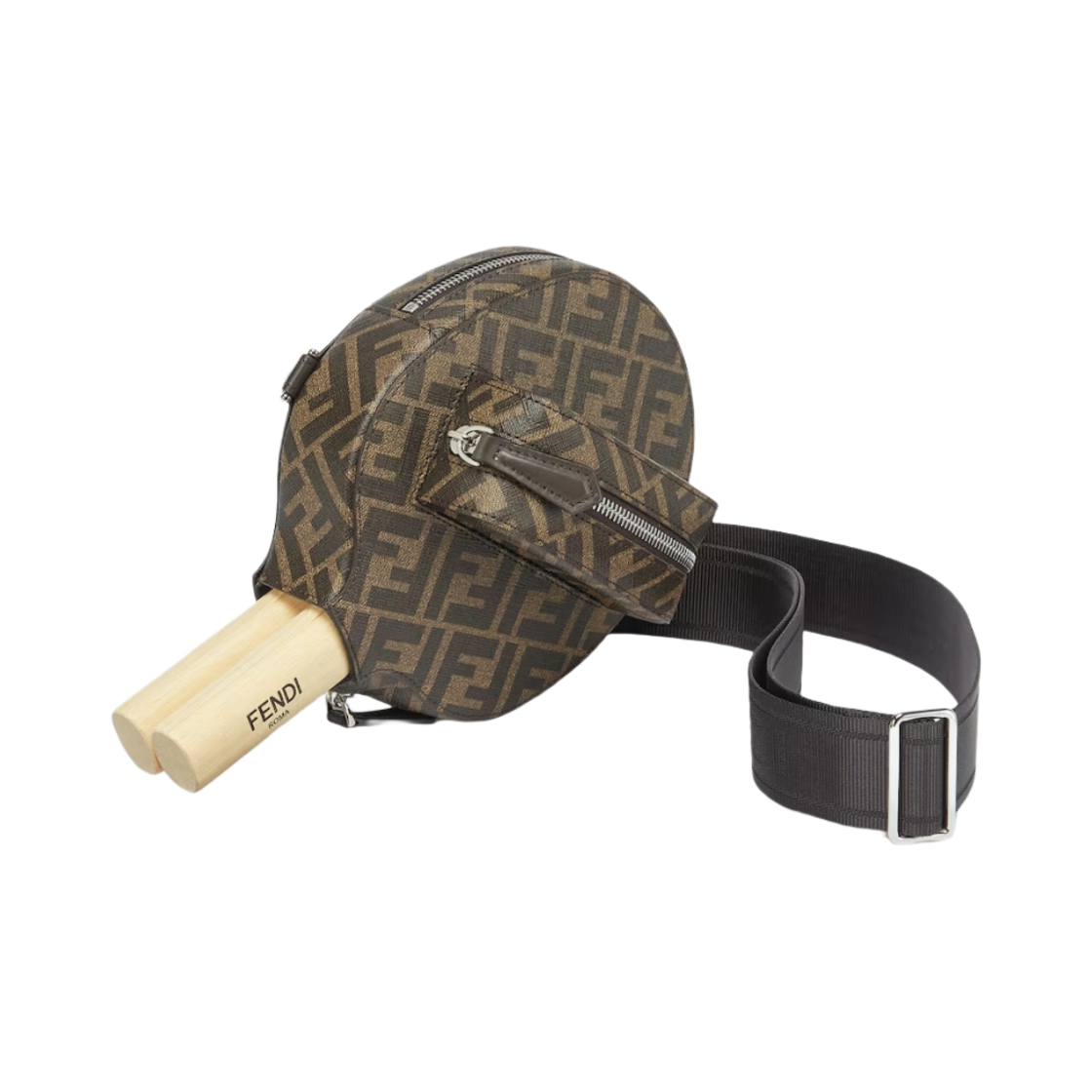 7AS070AJJ4F1HR8 Fendi Table Tennis Bat Holder Brown